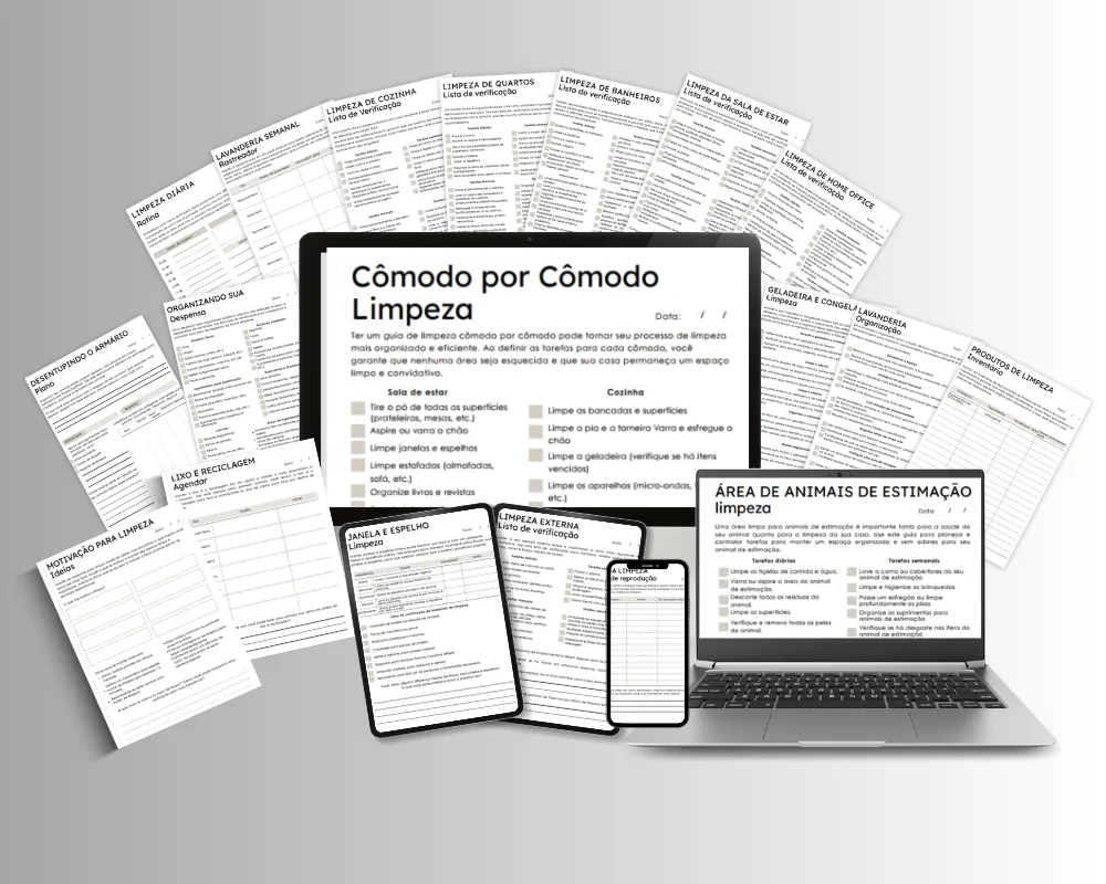 Mockups 1 do Casa Organizada em 3 Passos